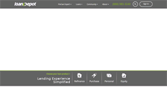 Desktop Screenshot of loandepot.com